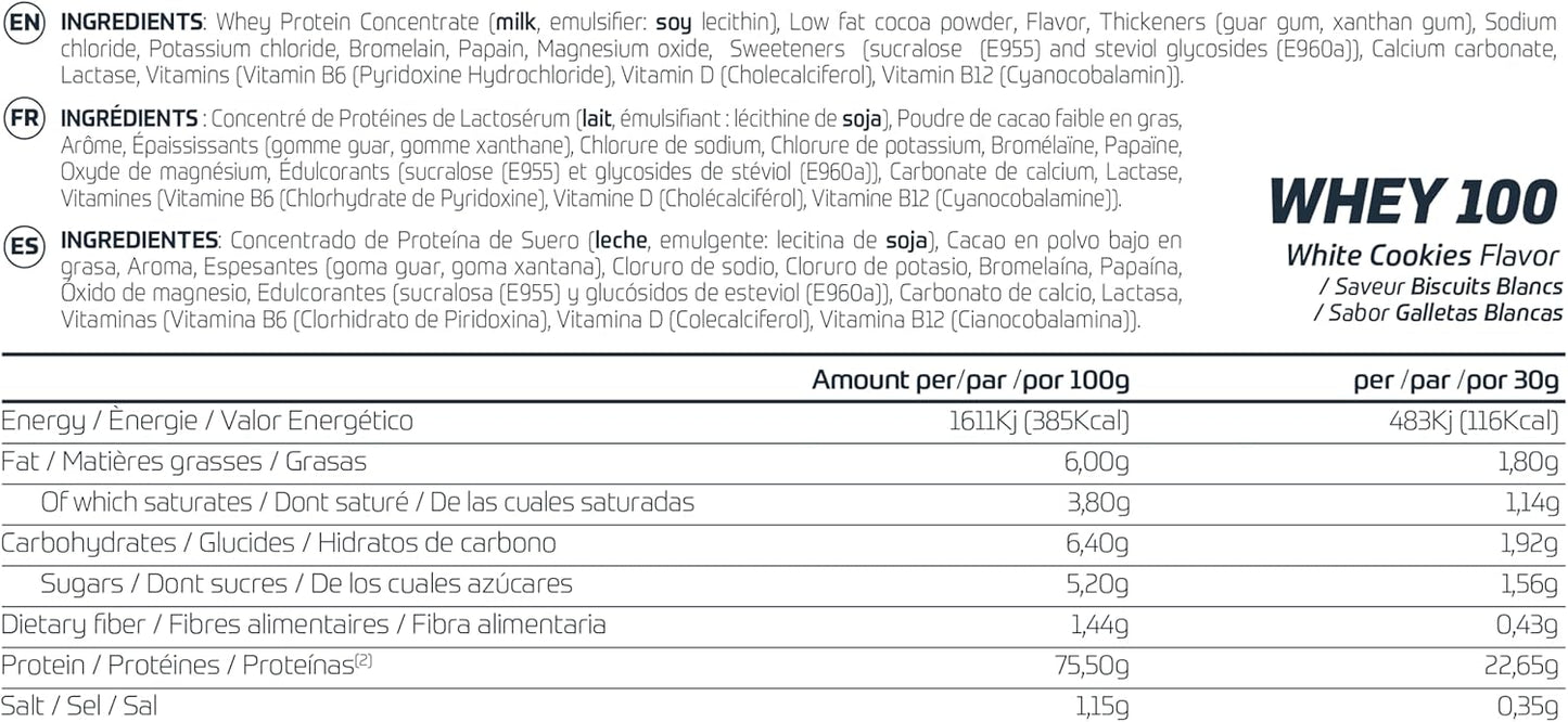 Wheyland Whey 100 White Cookies Flavor