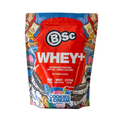 Whey + - Cookies & Cream (900G) og Shaker