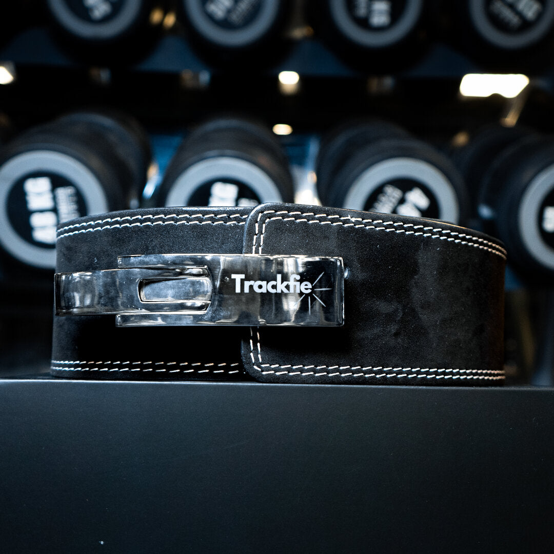 Sort Trackfie lever belt set forfra