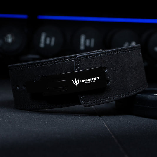 Sort Unlisted Strength lever belt set forfra