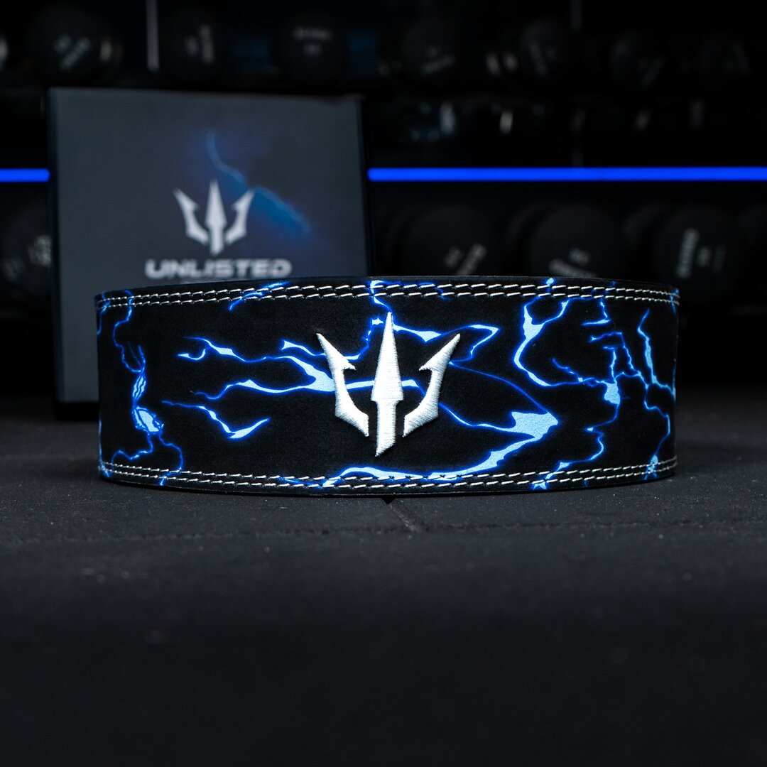 Blå Unlisted Strength lever belt set bagfra