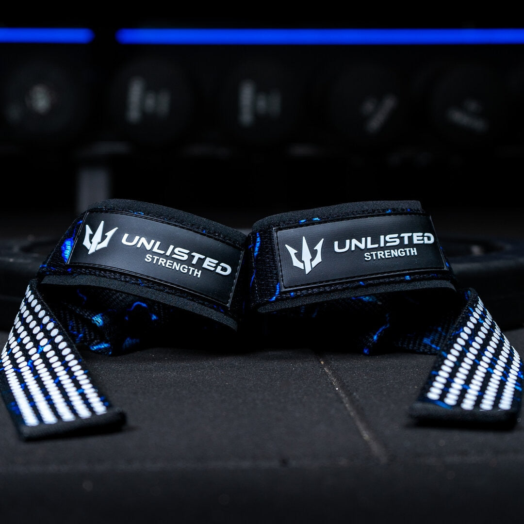Blue lightning Unlisted Strength lifting straps