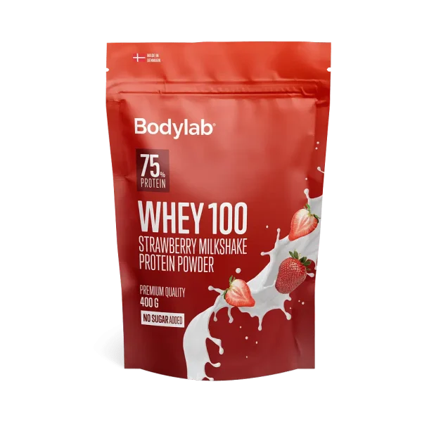 Bodylab Whey 100 400g - Strawberry Milkshake